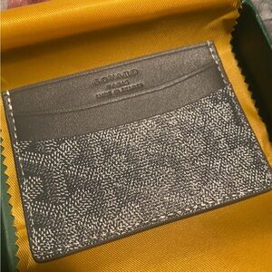 Grey luxury designer cardholder wallet